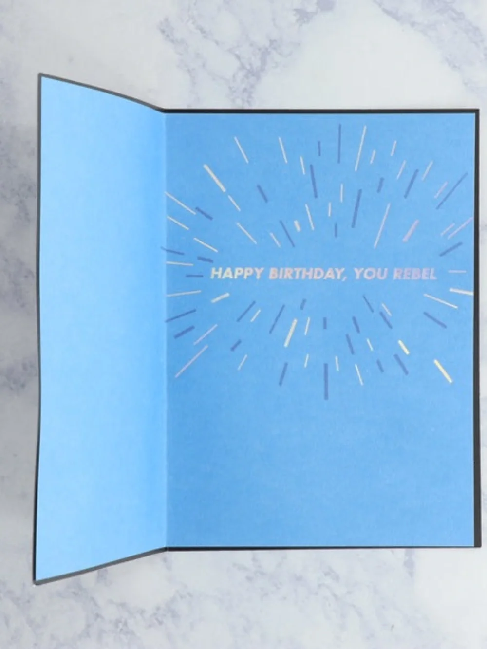 NEW PAPYRUS Leather Millennium Falcon Birthday Card Star Wars - copy